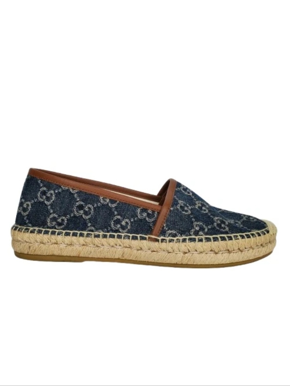 Gucci Pilar GG Print Jacquard Espadrille Flats